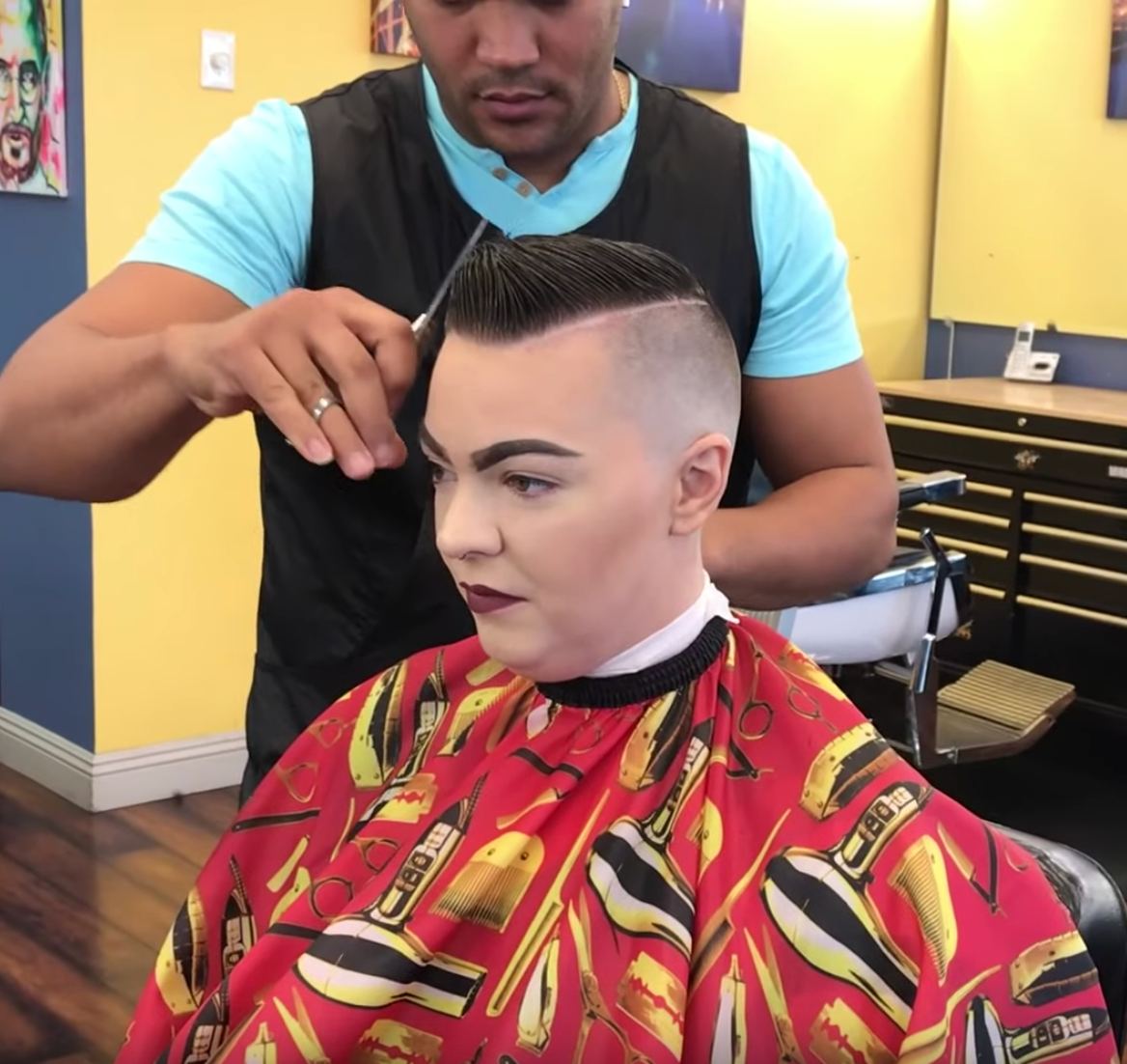 Barber/Stylist T.Money on X: Brown LV #Barber #salon #hair